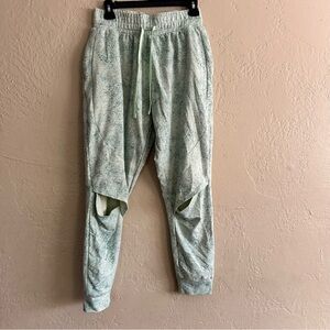 Gymshark Light Green Speckled Track Pants